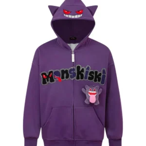 'Shadow Monster' Kawaii Creepy Cute Streetwear Hoodie